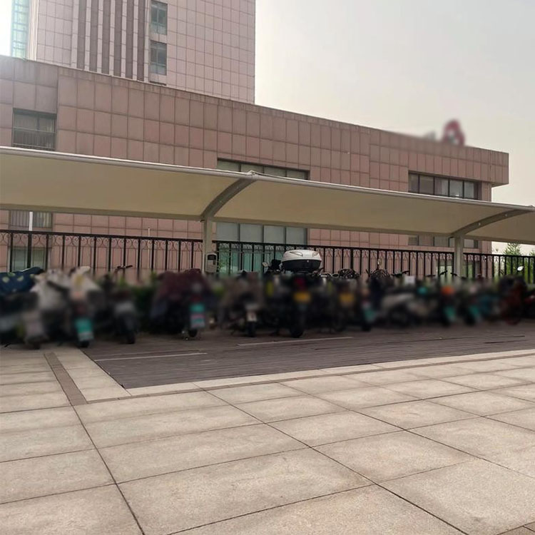 麦盖提县膜结构电动车棚