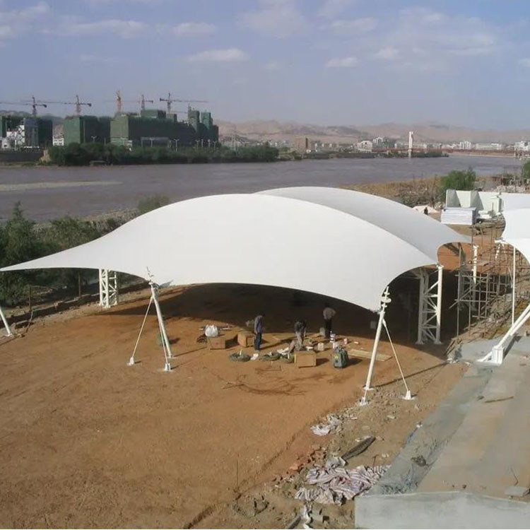 麦盖提县膜结构汽车棚